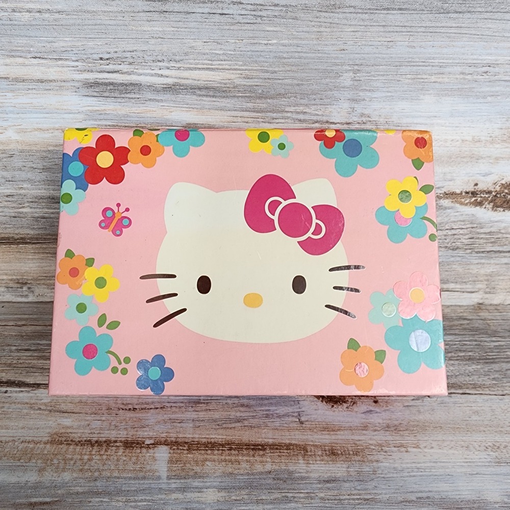 Sanrio Hello Kitty Pink Floral Pop Up Stationery Box Set 2012 Up With Paper